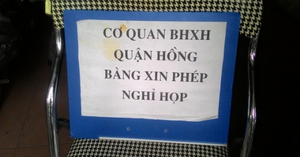 Vụ cả cơ quan BHXH nghỉ họp: Đã phê bình và sẽ kiểm điểm từng người