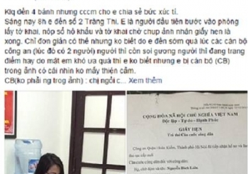 Công dân lên Facebook tố nữ cán bộ công an: "Tôi cảm thấy mệt mỏi và rất buồn"