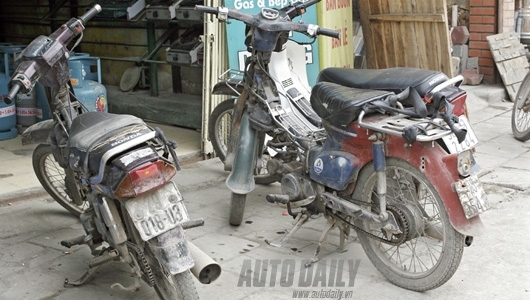 Thông báo tìm chủ xe máy