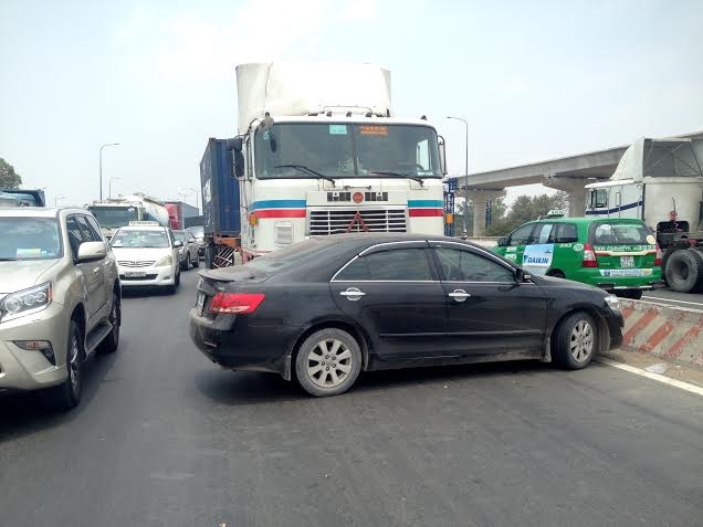 Hiện trường xảy ra vụ tai nạn.