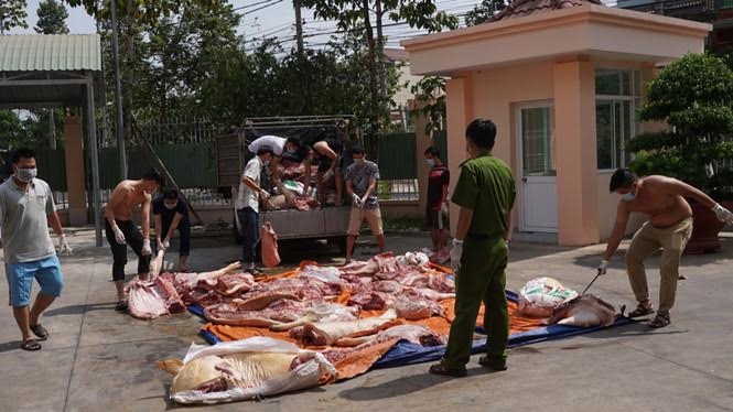 Tang vật cơ quan chức năng thu giữ.