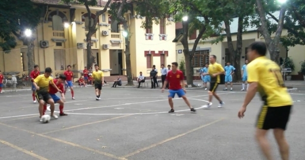 Đội Liên quân VP bộ chiến thắng vang dội (3-2) trước Trung cấp Luật Thái Nguyên