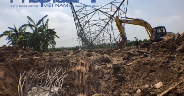 Chủ đầu tư cột điện 500Kv đổ gục bất ngờ lên tiếng, bỏ ngỏ vụ máy xúc "tẩu tán" hiện trường?