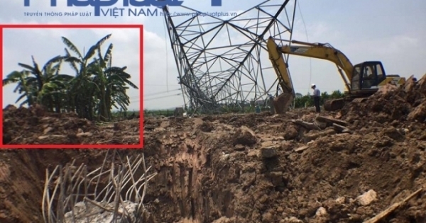 Vụ cột điện 500Kv đổ gục: Người lái máy xúc phá hiện trường chính là đơn vị thi công!