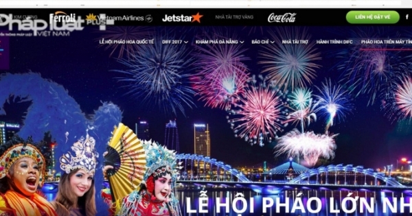 Xuất hiện trang web giả mạo bán vé Lễ hội pháo hoa quốc tế Đà Nẵng 2017