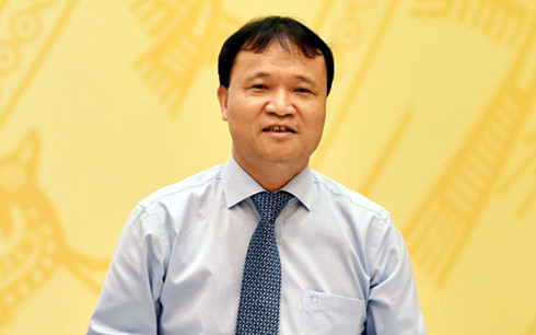 Thứ trưởng Bộ C&ocirc;ng Thương - &ocirc;ng Đỗ Thắng Hải tại cuộc Họp b&aacute;o Ch&iacute;nh phủ thường kỳ. (Ảnh: VGP)