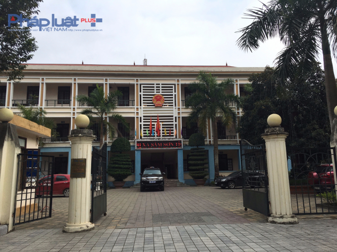 Trụ sở UBND TX Sầm Sơn.