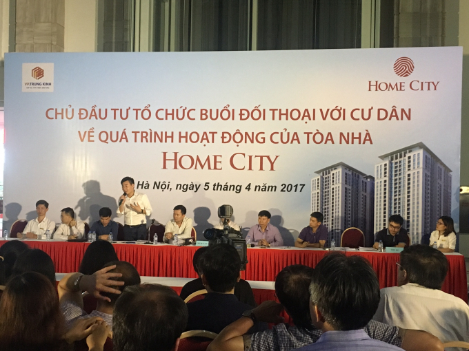 &Ocirc;ng Nguyễn Thế Vinh &ndash; Ph&oacute; Gi&aacute;m đốc C&ocirc;ng ty TNHH MTV Đầu tư Văn Ph&uacute; &ndash; Trung K&iacute;nh đưa ra c&aacute;c bằng chứng ph&aacute;p l&yacute;.