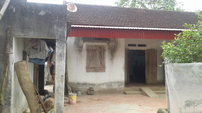 Ng&ocirc;i nh&agrave; nhỏ, nơi 2 b&agrave; ch&aacute;u Ngọc A. sinh sống. Ảnh: Nguyệt Chi