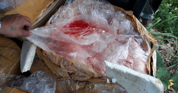 Thừa Thiên Huế: Phát hiện hơn 2 tấn nội tạng bẩn khi trên đường đi tiêu thụ