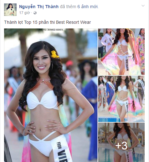 Nguyễn Thị Th&agrave;nh chia sẻ th&agrave;nh t&iacute;ch m&igrave;nh đạt được trong Miss Eco International 2017.