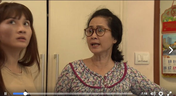 Mối quan hệ mẹ chồng n&agrave;ng d&acirc;u giữa b&agrave; Phương v&agrave; V&acirc;n đ&atilde; g&acirc;y sốt cộng đồng mạng thời gian gần đ&acirc;y (ảnh chụp m&agrave;n h&igrave;nh)