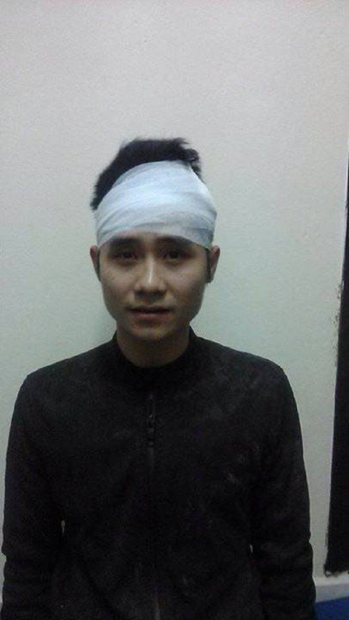 Đối tượng Nguyễn Minh Đức tại cơ quan điều tra.