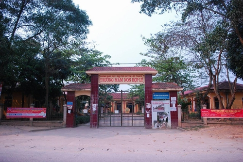 Trường MN x&atilde; Hợp L&yacute; (Lập Thạch - Vĩnh Ph&uacute;c) nơi được cho sử dụng thịt