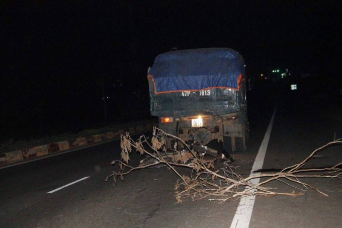 Hiện trường vụ tai nạn