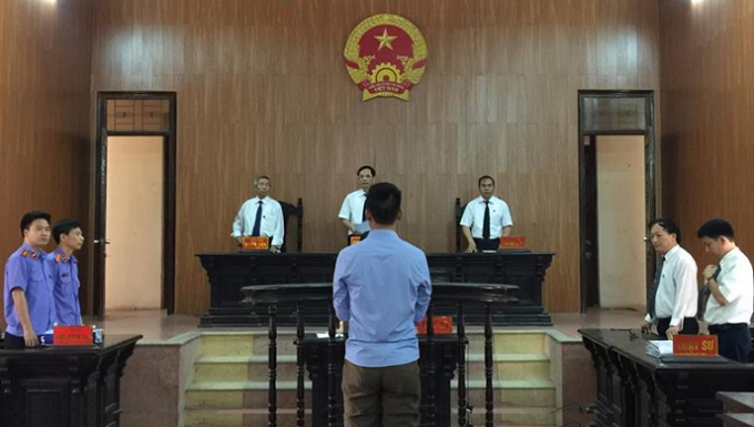 HĐXX TAND TP Hải Dương tiến h&agrave;nh tuy&ecirc;n &aacute;n.