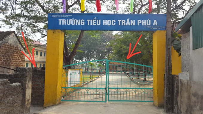 C&aacute;nh cổng v&agrave; tường bao quanh trước khi chưa xảy ra vụ việc kh&ocirc;ng c&oacute; th&eacute;p gai bảo vệ.