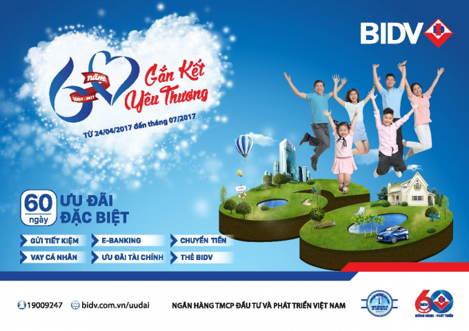 BIDV d&agrave;nh h&agrave;ng ng&agrave;n qu&agrave; tặng nh&acirc;n dịp kỷ niệm 60 năm
