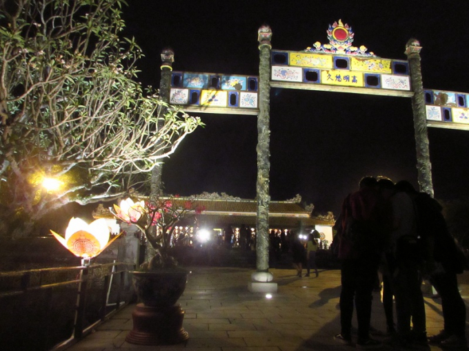 Đại Nội Huế ch&iacute;nh thức được &ldquo;đ&aacute;nh thức&rdquo; về đ&ecirc;m