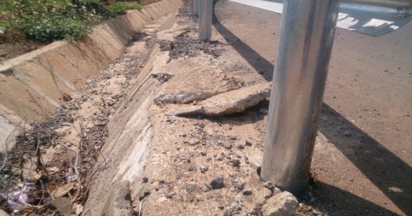 Đắk Lắk: Thi công điểm đen giao thông vừa xong đã hỏng