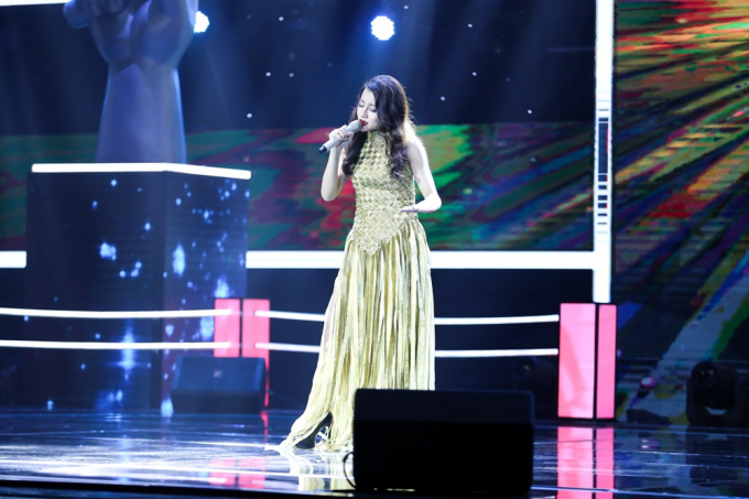 Thu H&agrave; - Huyền Dung trong tập 11 Giọng h&aacute;t Việt 2017.