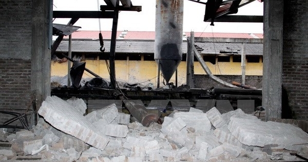 Hải Phòng: Nổ lò luyện thép, 4 công nhân bị bỏng nặng