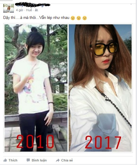 H&agrave;i hước đăng ảnh &ldquo;dậy th&igrave; th&agrave;nh c&ocirc;ng&rdquo; tr&ecirc;n Facebook