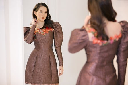 Ngọc Duy&ecirc;n, Diệu Linh v&agrave; H&agrave; Thu được NTK L&ecirc; Thanh H&ograve;a chọn đồ dự fashion show