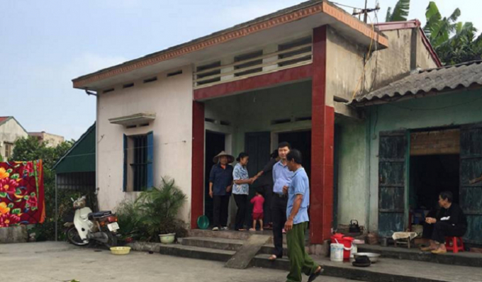 Ng&ocirc;i nh&agrave; nơi xảy ra sự việc.