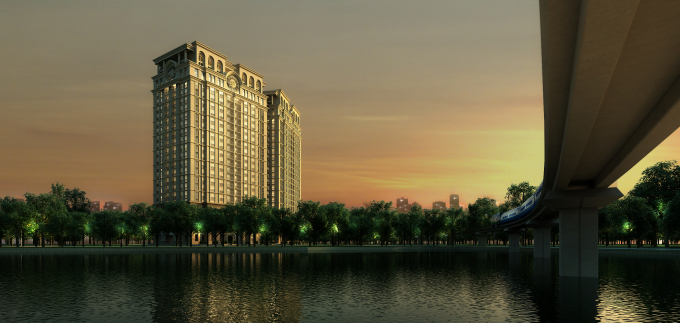 D&rsquo;. Le Pont D&rsquo;or mang lại kh&ocirc;ng gian sống như nghỉ dưỡng tại &ldquo;resort&rdquo; m&agrave; rất &iacute;t dự &aacute;n bất động sản ở Thủ đ&ocirc; c&oacute; được.