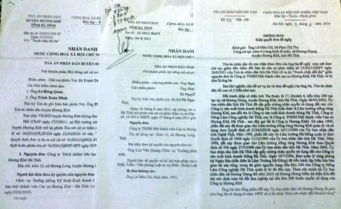 Những ph&aacute;n quyết của t&ograve;a &aacute;n c&aacute;c cấp dường như đang