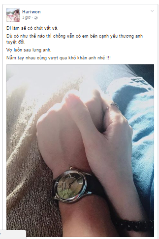 Hari Won nhanh ch&oacute;ng l&ecirc;n tiếng động vi&ecirc;n Trấn Th&agrave;nh giữa những l&ugrave;m x&ugrave;m.