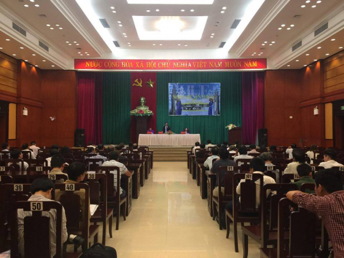 To&agrave;n cảnh buổi họp b&aacute;o.