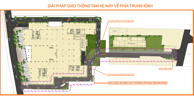 Giải ph&aacute;p lưu th&ocirc;ng cho c&aacute;c phương tiện được t&iacute;nh to&aacute;n tối ưu, đảm bảo an to&agrave;n cho người d&acirc;n&nbsp;