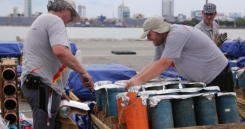 Đà Nẵng: Ngắm trận địa pháo hoa trước giờ khai hỏa