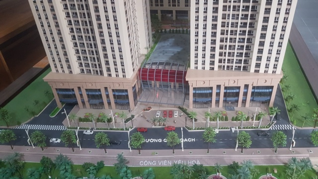 Dự &aacute;n Home City c&oacute; lối đi quy hoạch ph&iacute;a đường Nguyễn Ch&aacute;nh.