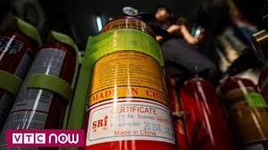 Không nên dùng bình chữa cháy Trung Quốc