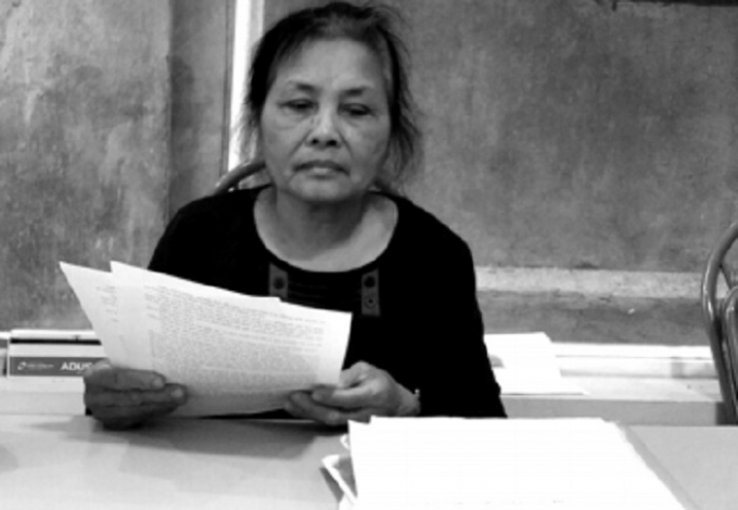 B&agrave; Đỗ Thị To&agrave;n mong vụ &aacute;n sớm được x&eacute;t xử lại.