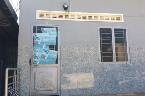 Ph&ograve;ng trọ nơi xảy ra sự việc. (Ảnh: b&aacute;o C&ocirc;ng l&yacute;)