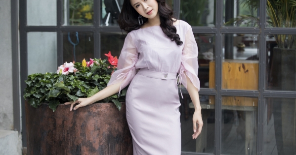 Diễn viên Hồng Diễm "Cả một đời ân oán" yêu kiều, thướt tha xuống phố