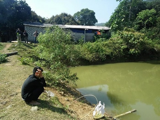Nơi xảy ra vụ việc đuối nước khiến 3 ch&aacute;u nhỏ tử vong. (Ảnh: b&aacute;o An ninh tiền tệ)