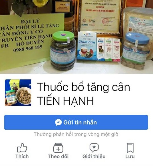 Thảo dược tăng c&acirc;n d&agrave;nh cho người gầy của b&agrave; Nguyễn Thị Hạnh bị tố b&aacute;n h&agrave;ng k&eacute;m chất lượng?