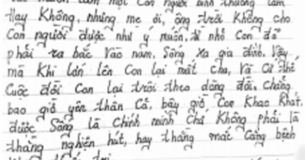 Chàng trai chết trẻ vì ma túy và lá thư cuối cùng gửi mẹ