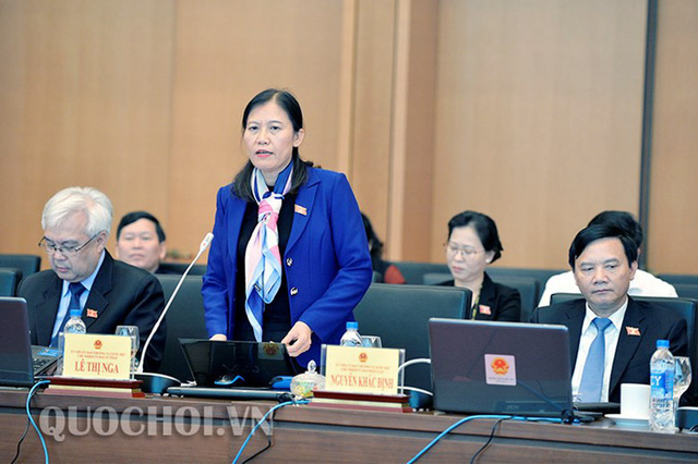 Chủ nhiệm UB Tư ph&aacute;p L&ecirc; Thị Nga cảnh b&aacute;o cẩn trọng trong việc xử l&yacute; t&agrave;i sản c&aacute;n bộ.