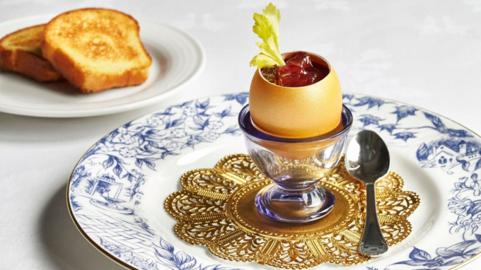 Một bữa ăn tr&aacute;ng miệng v&ocirc; c&ugrave;ng đẹp mắt