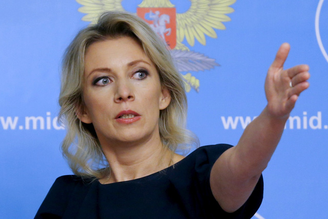 Ph&aacute;t ng&ocirc;n vi&ecirc;n Bộ Ngoại giao Nga Maria Zakharova (Ảnh: Sputnik)
