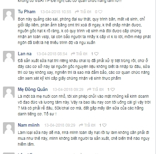 Trên facebook, người tiêu dùng tẩy chay sữa từ hạt "bẩn"