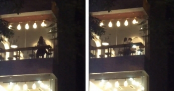 Cặp đôi vô tư làm "chuyện ấy" tại quán trà sữa