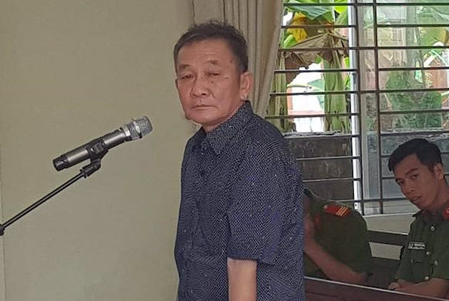 Bị c&aacute;o Nguyễn Ho&agrave;ng Năm tại to&agrave;.