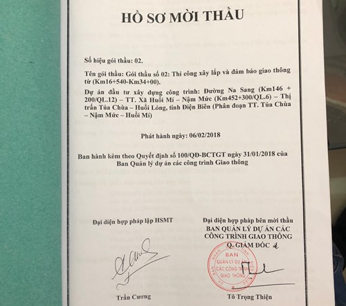 Hồ sơ mời thầu l&agrave; t&agrave;i liệu c&ocirc;ng khai&nbsp;